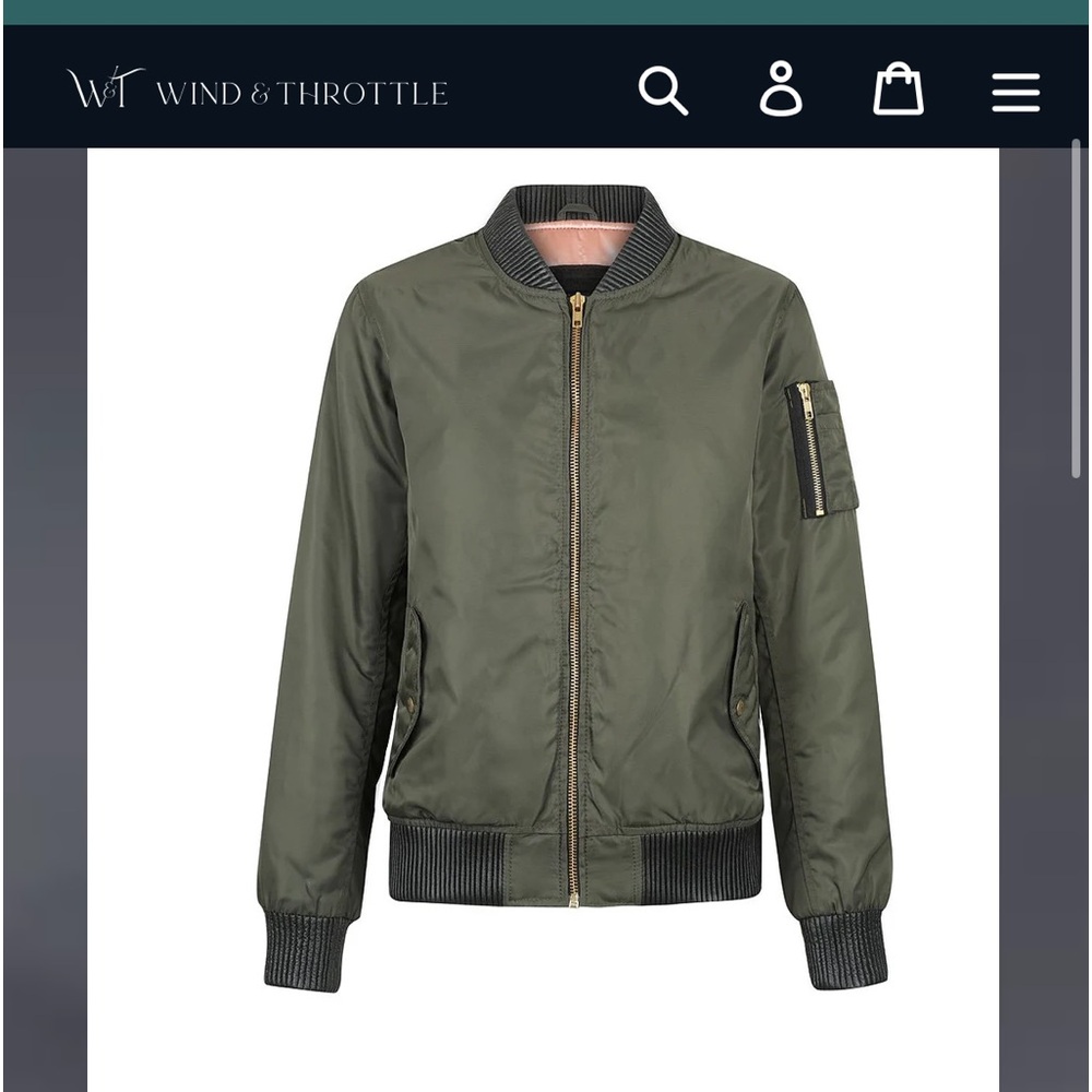 Wind & Throttle Moto Jacket NWOT